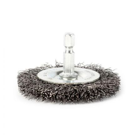 Корщетка EDGE by PATRIOT для дрели 50мм с хвост. НЕХ, круглая (813010019)