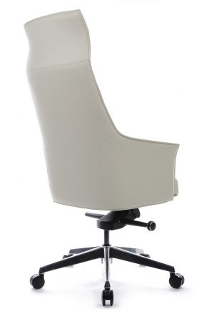 Кресло Rosso А1918 Кремово-белый (3A MND1221) натуральная кожа 68*68*122-128