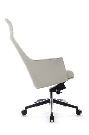 Кресло Rosso А1918 Кремово-белый (3A MND1221) натуральная кожа 68*68*122-128