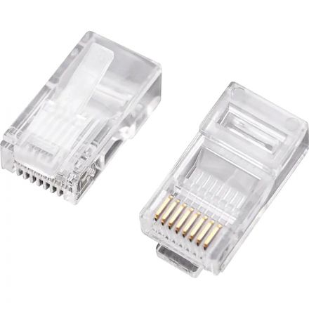 Коннектор REXANT /05-1021/ Джек RJ-45/8P8C/CAT 5e 100шт/уп