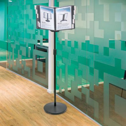 Демосистема напольная на 10 панелей, с 10 серыми панелями А4, BRAUBERG, 235339 Демосистема напольная на 10 панелей, с 10 серыми панелями А4, BRAUBERG, 235339