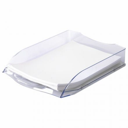 Лоток горизонтальный для бумаг BRAUBERG "Delta", A4 (340х270х60 мм), прозрачный, 237262 Лоток горизонтальный для бумаг BRAUBERG "Delta", A4 (340х270х60 мм), прозрачный, 237262