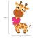 Набор для творчества "Аппликация из фетра", "Жираф", основа 20х15 см, ЮНЛАНДИЯ, 662385