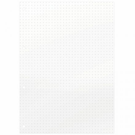 Сменный блок для тетради на кольцах А5, 60 л., BRAUBERG, EXTRA ПЛОТНЫЙ 100 г/м2, в точку, белый, 405018