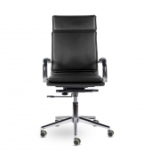 Кресло СН-301 Кайман Комфорт В хром Ср S-0401 (черный)