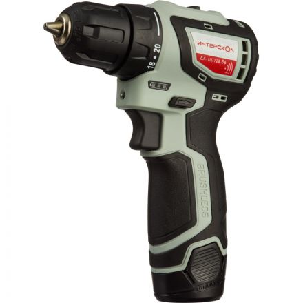 Дрель-шуруповерт аккум. бесщет. ИНТЕРСКОЛ ДА-10/12В МиниМАКС (687.2.2.70)
