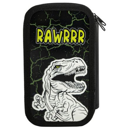 Пенал ЮНЛАНДИЯ, 2 отделения, ламинированный картон, конгрев, 19х11 см, "RAWR", 271538 Пенал ЮНЛАНДИЯ, 2 отделения, ламинированный картон, конгрев, 19х11 см, "RAWR", 271538