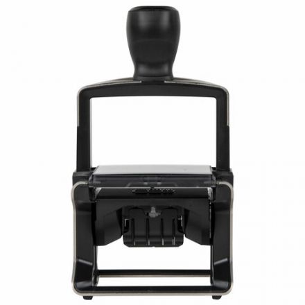 Датер самонаборный металлический, 6 строк+дата, оттиск 68х47 мм, сине-красный, TRODAT 5485, кассы в комплекте