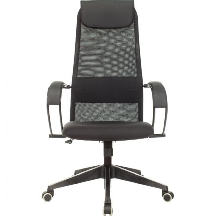 Кресло VB_EChair-655 LT TTW сетка/ткань черный, пластик Кресло VB_EChair-655 LT TTW сетка/ткань черный, пластик