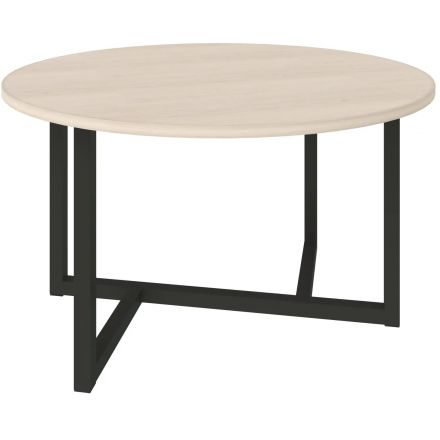 Стол журнальный KD_Триада-11 Д выбеленный дуб/черный