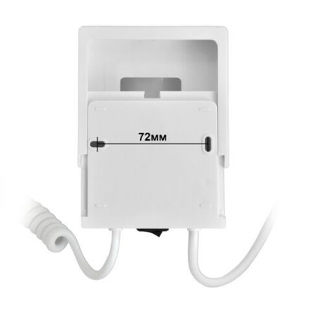 Фен для волос настенный PUFF-1800, 1800 Вт, пластик/металл, 2 скорости, белый, 1405.004 Фен для волос настенный PUFF-1800, 1800 Вт, пластик/металл, 2 скорости, белый, 1405.004