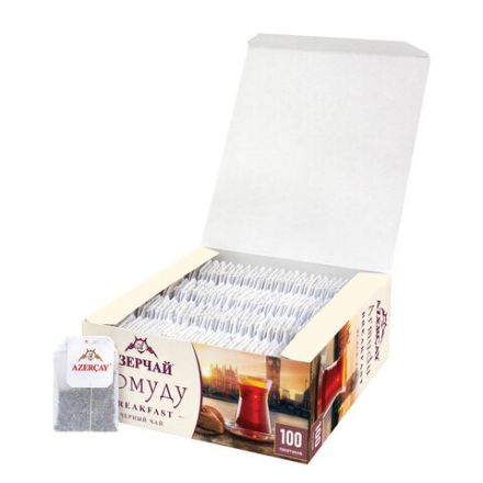 Чай АЗЕРЧАЙ "Армуду Breakfast" черный, 100 пакетиков по 1,6 г, 420534 Чай АЗЕРЧАЙ "Армуду Breakfast" черный, 100 пакетиков по 1,6 г, 420534