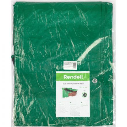 Тент ТАРПАУЛИН 120г/м2 усиленный край 3мx4м с люверсами_0509