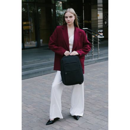 Рюкзак HEIKKI ACCORDANCE (ХЕЙКИ) универсальный, отделение для ноутбука, черный, 41х30x12 см, 273901