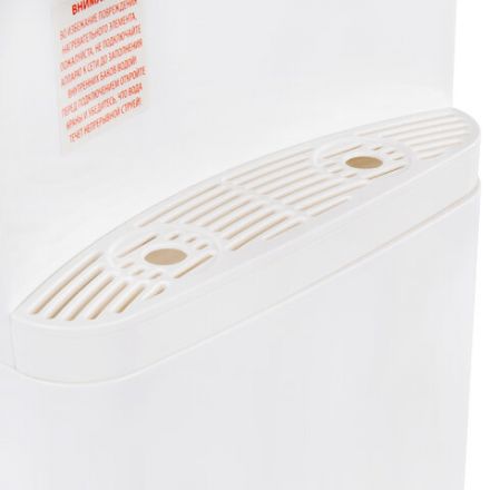 Кулер для воды SONNEN FSE-02Wc, напольный, НАГРЕВ/ОХЛАЖДЕНИЕ ЭЛЕКТРОННОЕ, шкаф, 2 крана, белый, 456167