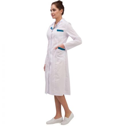 Халат для медицинского персонала м01-ХЛ женский (р.56-58) 170-176
