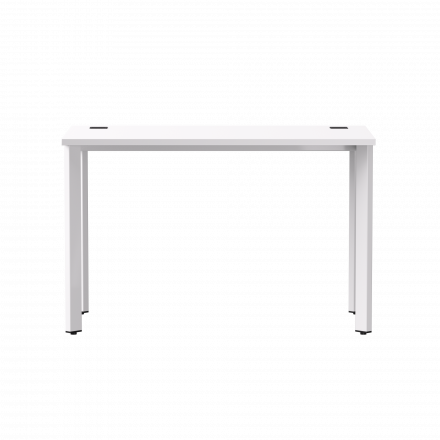 Стол прямой Everprof EVO на металлокаркасе 1180х670х755 мм опоры 45гр Белый/Белый