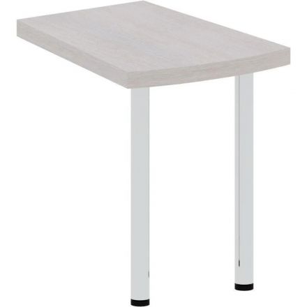 Приставка - брифинг Д_ EASY Director 1 ДСП мел. дуб шамони светлый 124/хром