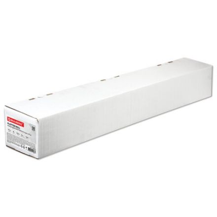 Бумага широкоформатная рулон для плоттера, 914 мм х 45 м х втулка 50,8 мм, 90 г/м2, белизна CIE 146%, BRAUBERG, 110450