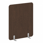 R-line Перегородки на металлических опорах на фетровых подпятниках DP.F-120-150 Венге/Серый металл 1200*18*1500