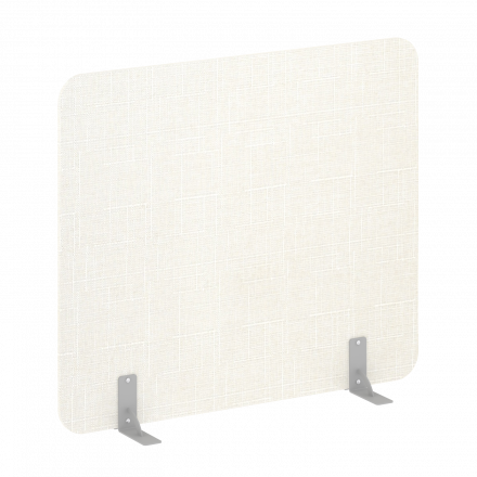 R-line soft Перегородки на металлических опорах на фетровых подпятниках AP.F-140-120 Romeo 01/Серый металл 1400*18*1200