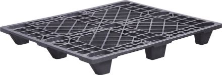 Паллет 1200х1000х130 мм ( перфорированный на 9 ножках)  черный