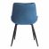 Стул ABRUZZO ( mod. 8060 ) металл/велюр, 54 х 62 х 83 см, синий (HLR 63)/черный