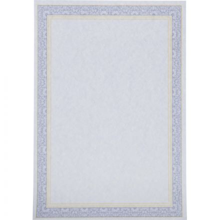 Сертификат-бумага А4 Attache двойная рамка сине-оранжевая ID8, 25шт/уп