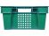 Ящик 600х400х200 1,5кг. дно сплошное, стенки перфорированные  зелёный