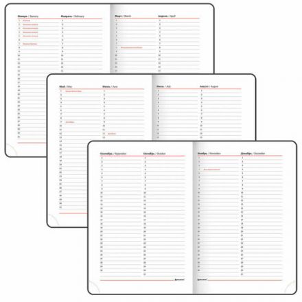 Ежедневник недатированный А5 (138х213 мм), BRAUBERG VISTA, под кожу, гибкий, 136 л., "Spirit", 112034