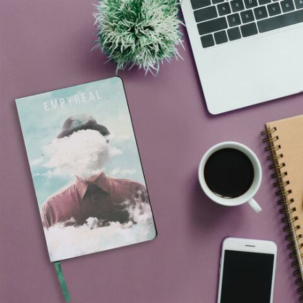 Ежедневник недатированный А5 (138х213 мм), BRAUBERG VISTA, под кожу, гибкий, 136 л., "Spirit", 112034