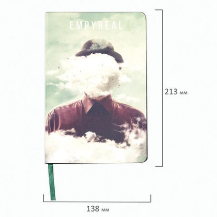 Ежедневник недатированный А5 (138х213 мм), BRAUBERG VISTA, под кожу, гибкий, 136 л., "Spirit", 112034