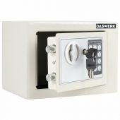 Сейф мебельный DASWERK (ДАСВЕРК) SC-170EL (170х230х170 мм), электронный замок, бежевый, 291340
