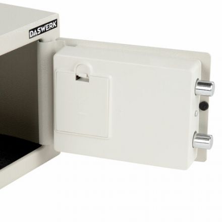 Сейф мебельный DASWERK (ДАСВЕРК) SC-170EL (170х230х170 мм), электронный замок, бежевый, 291340