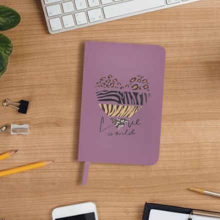 Ежедневник недатированный B6 (127х186 мм), BRAUBERG VISTA, под кожу, твердый, срез фольга, 136 л., "For you", 112118