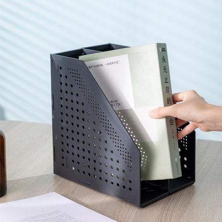 Лоток вертикальный Deli 78999Dark grey складной 2 отделения темно-серый Лоток вертикальный Deli 78999Dark grey складной 2 отделения темно-серый