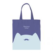 Сумка-шоппер MESHU "Monsieur", 33*40см, канвас, с карманом Сумка-шоппер MESHU "Monsieur", 33*40см, канвас, с карманом