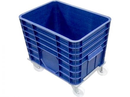 Тележка для 425 ящика, на полиамидных колёсах  серый