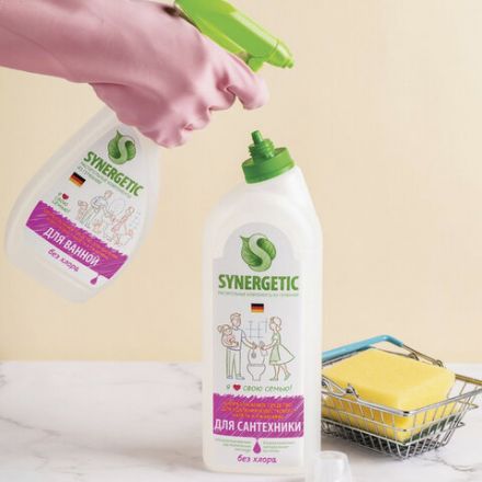 Средство для удаления известкового налета и ржавчины 500 мл SYNERGETIC, распылитель, ЭКО, 104052 Средство для удаления известкового налета и ржавчины 500 мл SYNERGETIC, распылитель, ЭКО, 104052