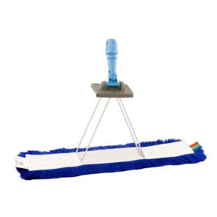 Держатель МОПа рамочный 100х10см т.серый/синий NT184