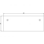 Стол Avance рабочий 6М.064 1600х600х750 шамони темный/алюминий матовый