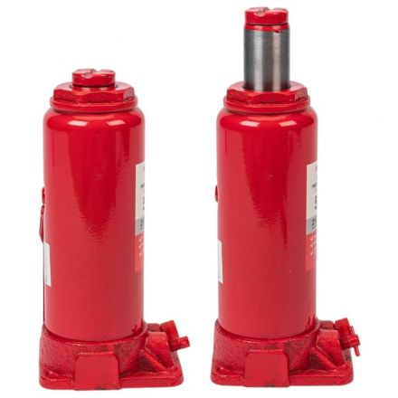 Домкрат гидравлический бутылочный 5т в пластиковом кейсе REXANT