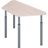 Стол MET_ученический Комус Мебель 3-7рг.на кр.оп.дуб шамони св./сер