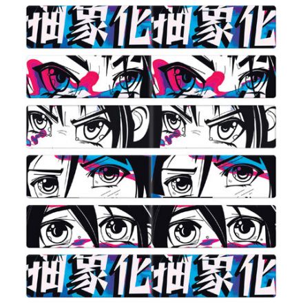 Закладки для книг МАГНИТНЫЕ, "АНИМЕ", комплект 12 штук, 60x20 мм, FUNSTER (ФАНСТЕР), 116655