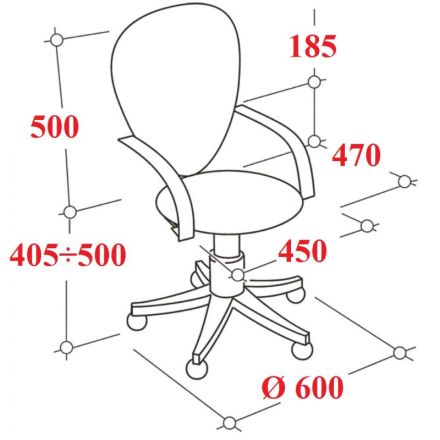 Кресло VT_Chairman 696 сетка/ткань LT TW-04 серый пластик