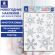 Наклейка для окон двусторонняя МНОГОРАЗОВАЯ 30х38 см "Снежинки", глиттер, серебро, ЗОЛОТАЯ СКАЗКА, 591191