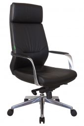 Кресло Alvaro A1815 Чёрный (А8) натуральная кожа