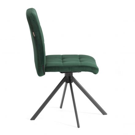 Стул обеденный Medeo поворотный механизм 360, велюр, Deep Forest (изумруд) Стул обеденный Medeo поворотный механизм 360, велюр, Deep Forest (изумруд)