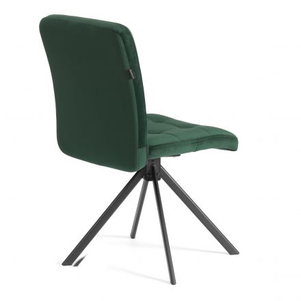Стул обеденный Medeo поворотный механизм 360, велюр, Deep Forest (изумруд) Стул обеденный Medeo поворотный механизм 360, велюр, Deep Forest (изумруд)