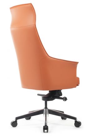 Кресло Rosso А1918 Оранжевый (3A ND9713) натуральная кожа 68*68*122-128